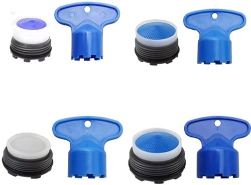 Set di Chiavi per Aeratori da 8 Pezzi in Diversi Formati - M16.5/M18.5/M21.5/M24, Chiave per Rubinetto, Regolatore di Flusso, Aeratore per Filtri