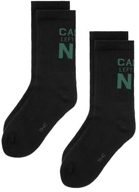Camp David Herren Sportsocken mit Logo im Doppelpack Black 43-46