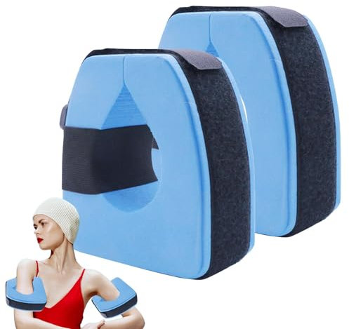 Galegggianti pro il braccio - galeggiiani pro il braccio | Simning aquatische Manschetten hohe Dichte Eva Wasser Aerobic Flying Ring Fitness Pool Träning Victged mit abnehmbarem Kardborre Aquatic Spuc