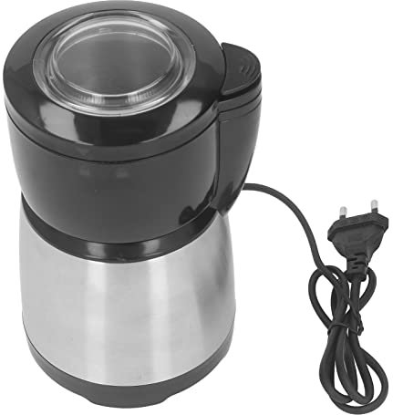 TOPINCN Elektrische Kaffeemühle, Edelstahlklingen, 200 W, Mehrfunktionelle Elektrische Kaffeemühle, Küchenkörner Nüsse Bohnen Fräser Kaffeemühle Kaffeemühle