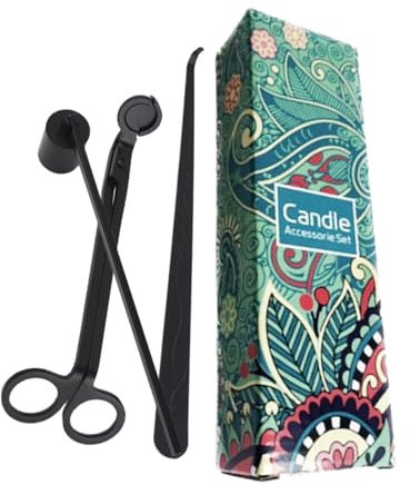 Genérico Kerzenpflegeset – Kerzenpflegewerkzeuge – Kerzenbrände aus Edelstahl – Drahtschneider, Kerzenbrenner, Murmeln aus Kerzendraht