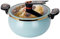 7L 10x6 Enamel Micro Pressure Cooker with Lid, Handle & Safety Valve, Quick Release Non-Stick Stew Pot for Gas, Induction & Electric Stovetops