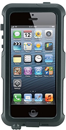Tigra Sport Bravo Waterproof Lightweight Aluminium Protective Shockproof Case Cover for iPhone 5/5S/SE - Black