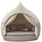 Strandkorbwerk Liegeinsel Eye Catcher Lounge Harkers Island Wash Duo Weaving grau-weiÃŸ einseitig offen Liege Insel Lounge