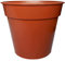 Elixir Gardens Plant Pot | Deep Terracotta Recycled Plastic Pots 21cm / 8 x 2