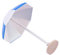 Perfeclan Mini Sonnenschirm Puppenhaus Dekoration Garten Garten Dekoration, Blau, L