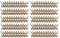 10er Set Jägerzaun Gartenzaun Set | Zaunfelder im Maß 250x60 cm (Breite x Höhe) + 20 x Querriegel 7x250 cm | aus braun druckimprägniertem Kiefer/Fichte Holz | Scherenzaun | Vorgarten-Zaun | Holz-Zaun