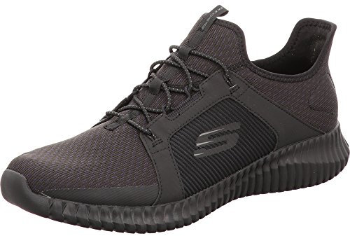 Skechers Elite Flex Adrenaline Shot, Zapatillas Hombre, Black, 39.5 EU