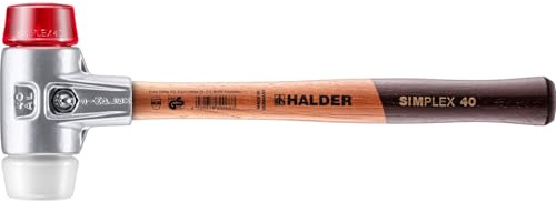 SIMPLEX-Schonhammer, Plastik/Superplastik; mit Aluminiumgehäuse und hochwertigem Holzstiel | D=40 mm | 3167.040