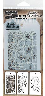 Tim Holtz - Stampers Anon Mini Stencil, Set #43