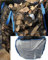 7 Stück Hochwertiger Premium Big Bag für Holz Brennholz Kaminholz Holzbag Woodbag Brennholzsack Netz Big Bag 100 * 100 * 120cm mit Sternboden
