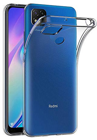 AICEK Hülle Compatible für Xiaomi Redmi 9C Transparent Silikon Schutzhülle für Redmi 9C Case Clear Durchsichtige TPU Bumper Xiaomi Redmi 9C Handyhülle (6,53 Zoll)