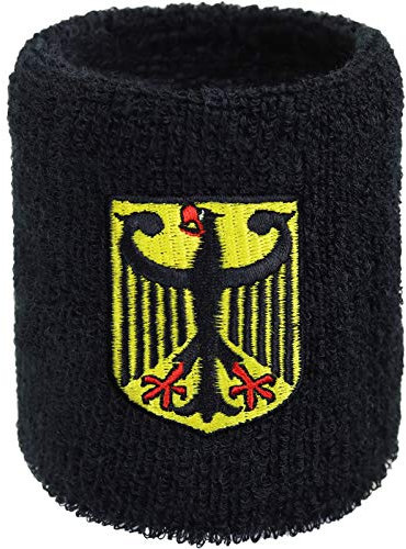 Adler Kopf Schweissband Eagle Stickerei Designer Schweißband Extremsport absorbierendes Frottee | Boxing Wristband Boxer Geschenk Bergsteigen Schweiß-Armband