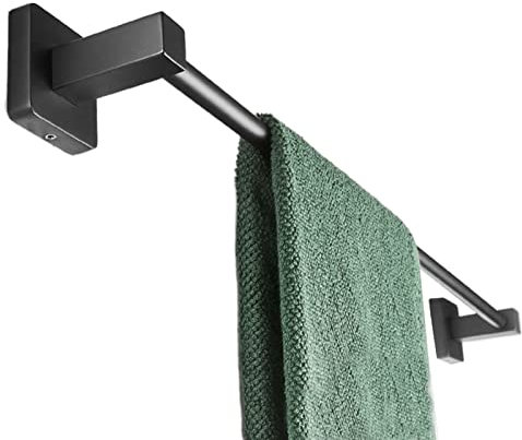 BRJOY Rail de Barre de Serviette Simple Rail de Serviette Finale en Acier Inoxydable, Porte-Serviette Murale pour Le décor de Chambre à Coucher pour la Salle de Bain (Size : 80cm)