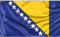 Flagge von Bosnien und Herzegowina | Einzigartiger Designdruck | Hergestellt in EU (90 x 150 cm)