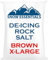 Laeto Snow Essentials X-Large Bag of Brown Grit Rock Salt | Salt for Gritting, Rock Salt for Weeds Deicing Salt Grit, Salt for Paths, Salt for Driveways, Salt for Snow & Ice 20-25kg x1 Bag