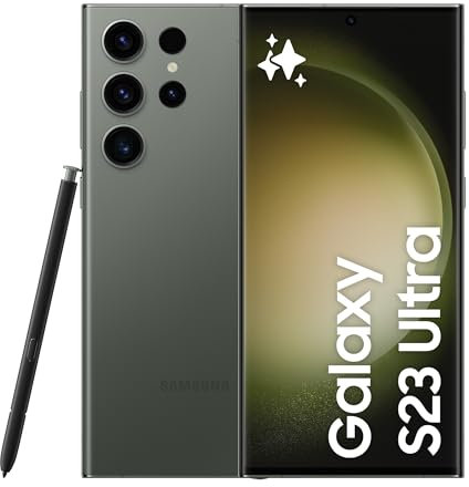 Samsung Galaxy S23 Ultra AI-Android-Smartphone, 512GB, 5.000mAh Akku, Smartphone ohne Vertrag Green inkl. 36 Monate Herstellergarantie [Exklusiv bei Amazon]