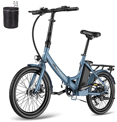 Fafrees F20 Light Elektrofahrrad Klapprad E-Bike 250W Motor 36V 14.5Ah Akku,20 Zoll E-Fahrrad Faltbares 35N.M Drehmoment E-Mountainbike 7 Gängen 25km/h