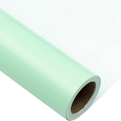Rouleau de papier d'emballage vert Holijolly - Papier de couleur unie pour anniversaire, Saint-Valentin, fête des mères, vacances - 43,2 cm * 10 m (47,23 pieds carrés)