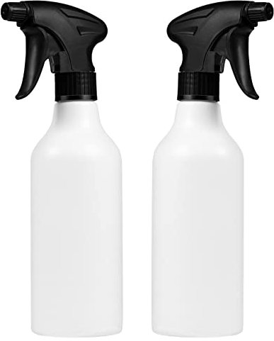 NUOOO Spray Bottles 500ML Mist Water Spray Bottle Plant Refillable Garden Sprayers Mister Spraying Bottle for Cleaning Succulents Hair Dressing 2pcs