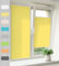 Plissee Klemmfix Ohne Bohren – Gelb 70x120cm(BxH), Jalousie Lichtdurchlässig & Blickdicht, Sonnenschutz & Sichtschutz, Faltrollo Easyfix für Fenster & Tür