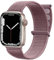Maledan Nylon Cinturino Compatibile con Apple Watch Cinturino 42mm 44mm 45mm 49mm 38mm 40mm 41mm, Regolabile Cinturino Compatibile con iWatch Series 9 8 7 6 5 4 3 SE, 42mm/44mm/45mm/49mm, Fumo Viola