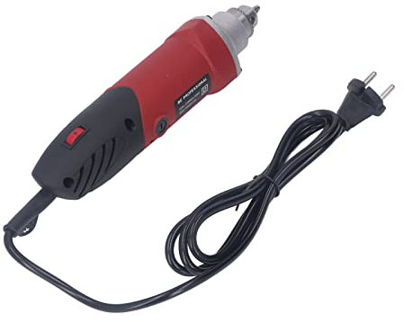 Amoladora de Forma Recta, Amoladora de Forma Eléctrica 280W Enchufe de la UE 220V Velocidad Ajustable para Taladrar