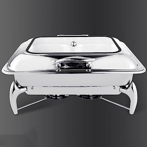 Scaldavivande elettrico per buffet Server - Vassoi per buffet con coperchi, Scaldavivande da tavolo, Vassoi per il controllo delle porzioni, Scaldavivande a carrello, Scaldavivande da buffet