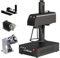 ComMarker B4 30W MAX Faserlaser-Graviermaschine mit 3 rotierenden, Desktop-Handgeräten, Laserbeschriftungsmaschine kompatibel mit LightBurn für Metall, Edelstahl, Splitter, Schmuck