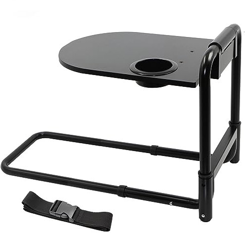 EasyVibe Bettgitter für ältere Erwachsene - mit klappbarem Tisch, Bettgitter Rausfallschutz Senioren (Bis zu 150 kg)，Bett aufstehhilfe BeneCane