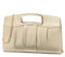 RAVUO Clutch Damen, Kleine Handtasche Umhängetasche Elegant Abendtasche Damen aus Pu-leder Mode Klatsch Tasche mit Kette Clutch Gold für Hochzeit Freizeit Party