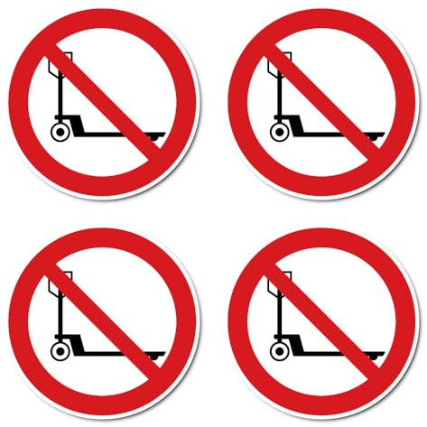 Hubwagen verboten - Verbotszeichen - Anlehnung an DIN EN ISO 7010 / ASR A1.3