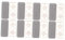 ARTIBETTER 8 Paare Wc-sitz Dichtung Toilettenunterlegscheibe Toilettenstoßstangen Wc-sitzkissen Toilettensitzdichtungen Zubehör Für Toilettensitze Toilettensitzpolster Wc-sitzbezug Grey Abs