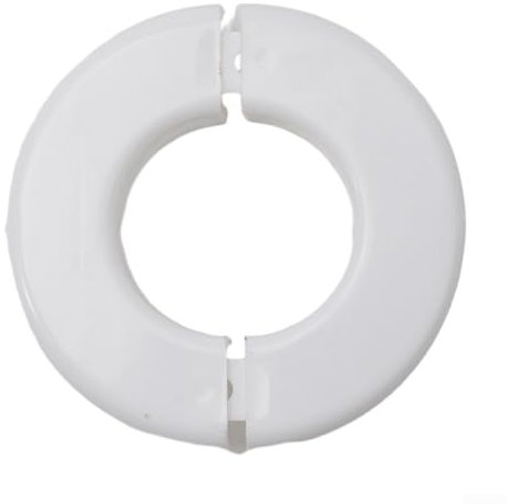 Eawfgtuw 1 cache-trou blanc pour climatisation, plaque ronde en plastique, couvercle décoratif pour trou de tuyau, couvercle décoratif pour trou mural de climatisation (40 mm)