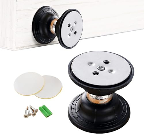 Magnetic Door Catch, Magnetic Door Stop, Heavy Duty Bathroom Door Stop, No Drilling, Wall Mounted Door Protector, Safety Door Catcher Magnet for Housewarming Holiday