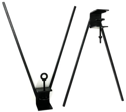 Generico Gambe per Tavolo in Metallo, Gambe per scrivania Senza Foratura, Morsetto per Gambe del Tavolo di Supporto Rimovibile, Design Senza Foratura per Proteggere la scrivania, per tavolino da caff
