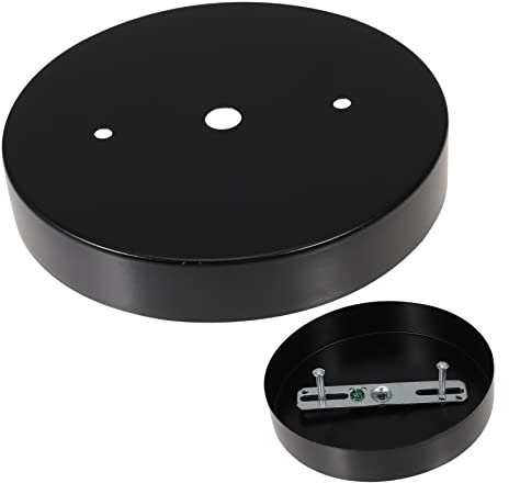 VOSAREA Ceiling Cover Plate Kit Chandelier Canopy Modern Simple Light Fixture Mounting Plate for Wall Ceiling Lamps
