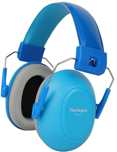 Kopfhörer mit Geräuschunterdrückung für Kinder, mit Geräuschunterdrückung, Ohrenschützer für Autismus, Kleinkinder, Gehörschutz für Kinder, Geräuschdichte Ohrenschützer für Konzerte,, blau, Unisexo