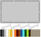 Voile D Ombrage Abri de Jardin 290 x 540 cm Polyester Anti-Déchirure Toiles D'Ombrages Filet Ombrages avec Le Kit de Fixation Tissu d'ombrage pour Patio Terrasse Extérieur, Gris Clair