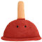 NASSMOSSE Funny Hat Red Toilet Plunger Plush Costume Adult Kid