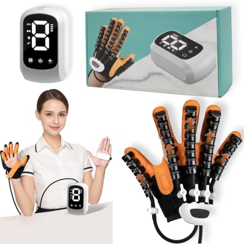 Hand Funktion Rehabilitation Roboter Handschuhe, Hand-Therapie-Handschuh, Finger Rehabilitation Training Roboter Handschuhe, Schlaganfall Hemiplegie Rehabilitation Handschuh