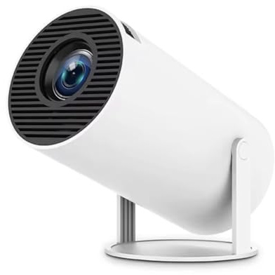 Mini Portable Projector with WiFi & Bluetooth.1080P Full HD with 270° Rotation. HDMI & USB Compatible - Works for Laptop, Gaming Consoles, Smartphones, Theater & Outdoor Movie Night Projector