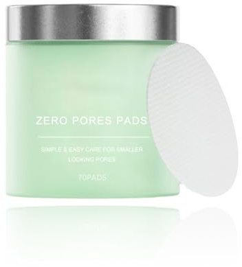70pcs Zero Pore Pads, Deep Cleansing & Pore Minimizing,Dual-Textured Facial Toner Pads For Exfoliation Reduces Excess Oil