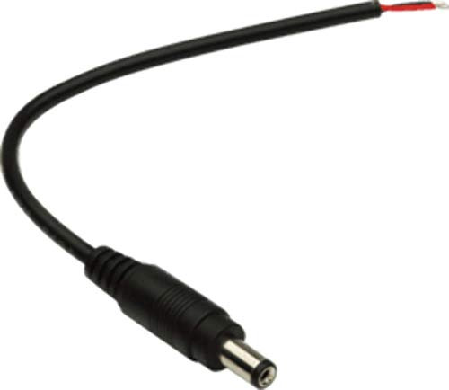 IP20 DC Male Power Connector Comes with 150mm Flex