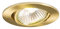 Qazqa - Modern Eingebauter Spot kippt Gold I Messing - Cisco I Wohnzimmer I Schlafzimmer - Aluminium Rund - LED geeignet GU10