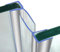 Vertical Shower Seals | Sold in Pairs | Used on Screens or Doors | 15 or 25mm Back Fins | Fits 4-6mm Glass | 2 Metres Long | FIN001 (15mm Fins (Chrome))