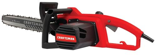 CRAFTSMAN Electric Chainsaw, 16-Inch, 12-Amp (CMECS600),REd