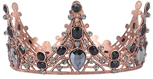Beaupretty Hochzeit Kronen und Diademe Barock Krone Braut Haarschmuck Party Haarschmuck für Damen