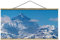 Stoffbild mit Posterleisten - Mount Everest - Querformat 1:2 25 x 50cm Eiche