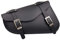 IGUANA CUSTOM - Borsa a forcellone in pelle - Specificamente per il lato sinistro della Harley Davidson Sportster - Realizzata a mano in Spagna in vera pelle